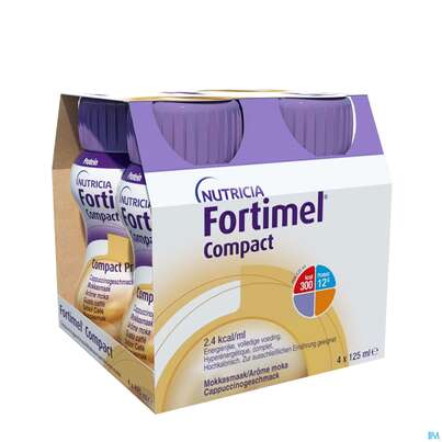 Fortimel/compact/2.4 125ml Vitalflasche Cappuccino 4st, A-Nr.: 4294062 - 02