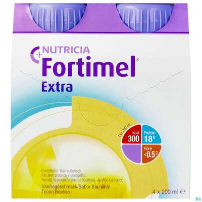 Fortimel/protein 200ml 1,5kcal Vanille 4st, A-Nr.: 4303418 - 01