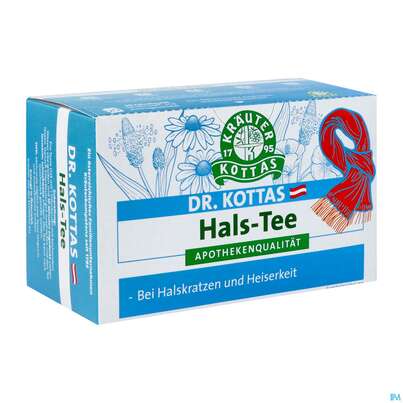 Sie sehen eine Packung Dr.Kottas Tee Hals 20st, Produktbild: 03 Dr.Kottas Tee Hals 20st, A-Nr.: 5613730 - 03