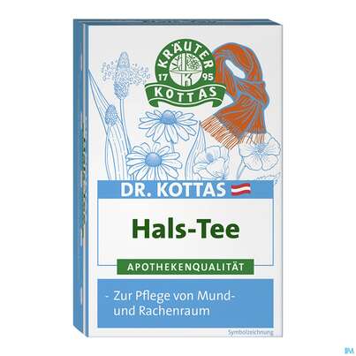 Sie sehen eine Packung Dr.Kottas Tee Hals 20st, Produktbild: 04 Dr.Kottas Tee Hals 20st, A-Nr.: 5613730 - 04