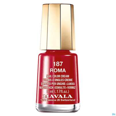 Sie sehen eine Packung Mavala Nagellacke 187 Roma 5ml, Produktbild: 03 Mavala Nagellacke 187 Roma 5ml, A-Nr.: 4020123 - 03