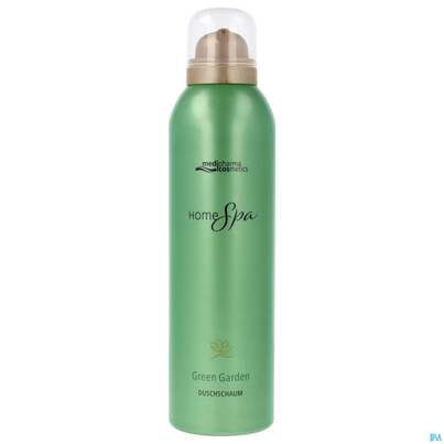 Sie sehen eine Packung Medipharma Cosmetics Home Spa Green Garden Duschschaum 200ml, Produktbild: 01 Medipharma Cosmetics Home Spa Green Garden Duschschaum 200ml, A-Nr.: 5775929 - 01