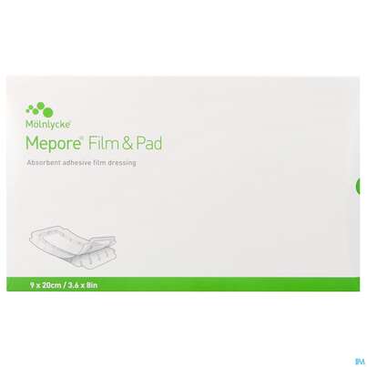 Mepore/film +pad/pharm 9x 20cm 5st, A-Nr.: 3743813 - 01