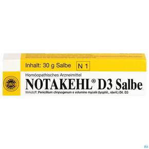 Notakehl Salbe D3 30g, A-Nr.: 2417112 - 01