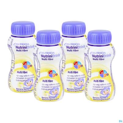 Nutrini/drink Flasche Multifibre 200ml Banane 24st, A-Nr.: 3274614 - 03