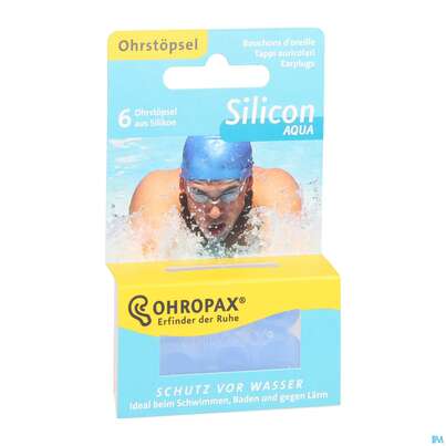 Ohrenschutz Ohropax Silicon G.laerm/wasser/wind Aqua 6st, A-Nr.: 4159306 - 05