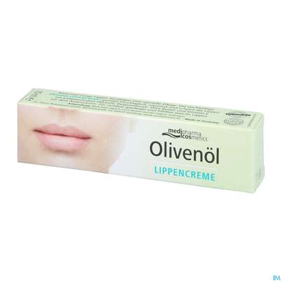 Sie sehen eine Packung Oliven Oel Medipharma Cosmetics Lippencreme 10ml, Produktbild: 02 Oliven Oel Medipharma Cosmetics Lippencreme 10ml, A-Nr.: 5769722 - 02