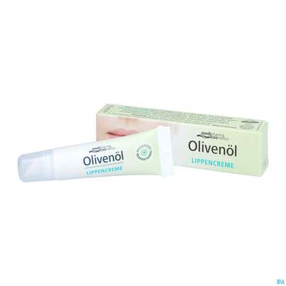 Sie sehen eine Packung Oliven Oel Medipharma Cosmetics Lippencreme 10ml, Produktbild: 05 Oliven Oel Medipharma Cosmetics Lippencreme 10ml, A-Nr.: 5769722 - 05