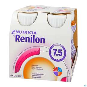 Renilon 125ml Vitalflasche 7.5 Karamel 4st, A-Nr.: 4119755 - 01