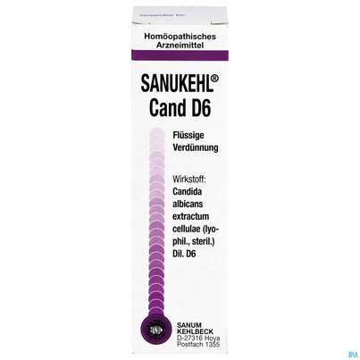 Sanukehl Cand Tropfen D6 10ml, A-Nr.: 2083220 - 01