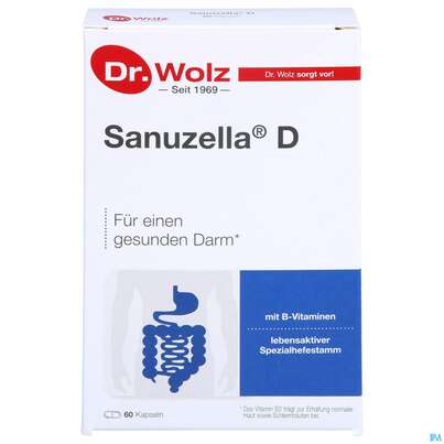 Sanuzella D Kapseln Dr.wolz Nr.60634 60st, A-Nr.: 3693535 - 01