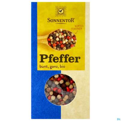 Sonnentor Gewuerzmischung/bio Pfeffer Bunt 00878 50g, A-Nr.: 4288021 - 01