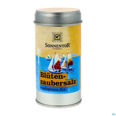 Sonnentor Mediterranes Bluetenzaubersalz Dose 07717 90g, A-Nr.: 3391107 - 02