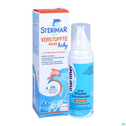 Sie sehen eine Packung Sterimar Verst Baby Na-spray 100ml, Produktbild: 05 Sterimar Verst Baby Na-spray 100ml, A-Nr.: 5714477 - 05